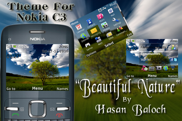 Wallpaper For C3 Nokia. Beautiful Nature – Nokia C3